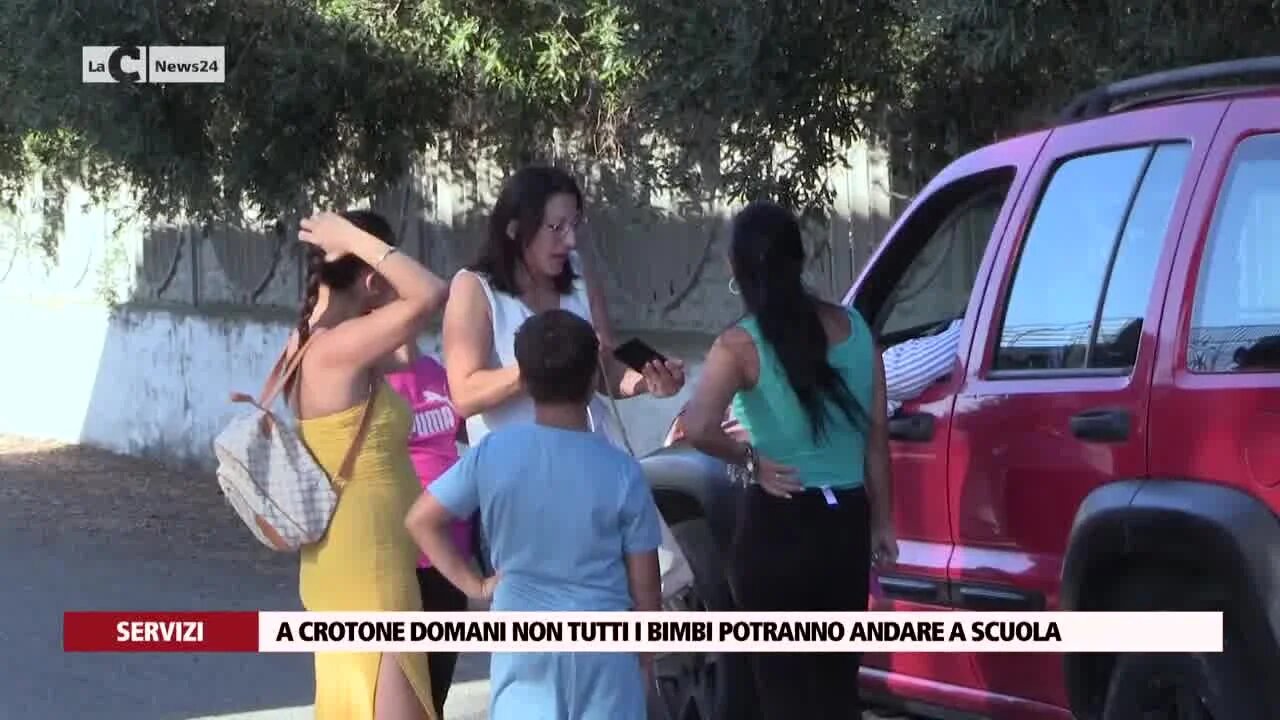 A Crotone domani non tutti i bimbi potranno andare a scuola