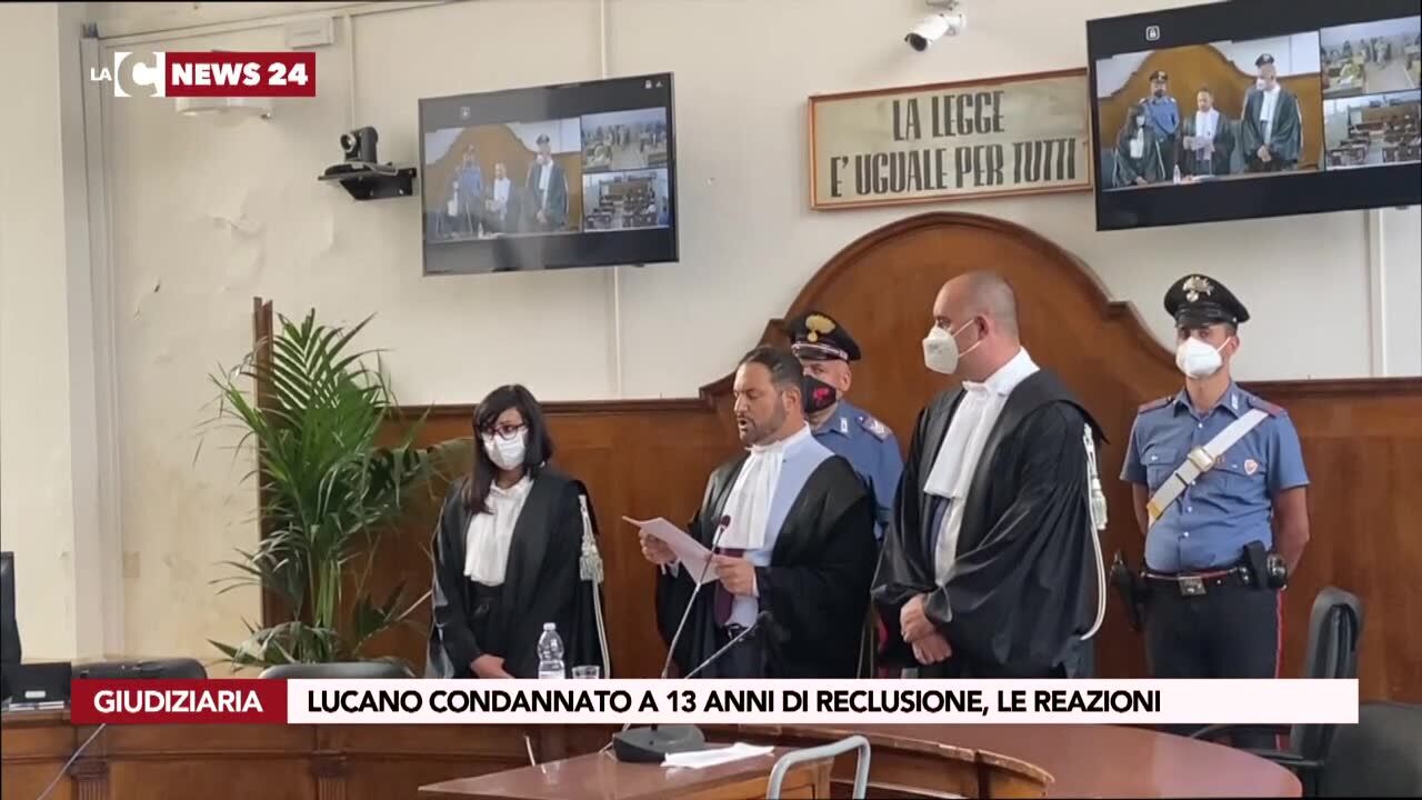 Lucano condannato a 13 anni di reclusione, le reazioni