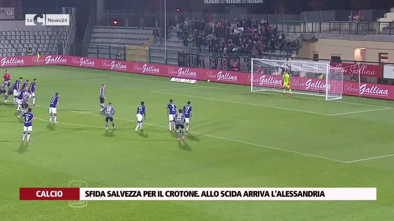 Sfida salvezza per il Crotone. Allo Scida arriva l’Alessandria