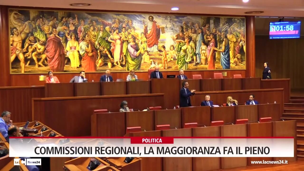 Commissioni regionali, la maggioranza fa il pieno