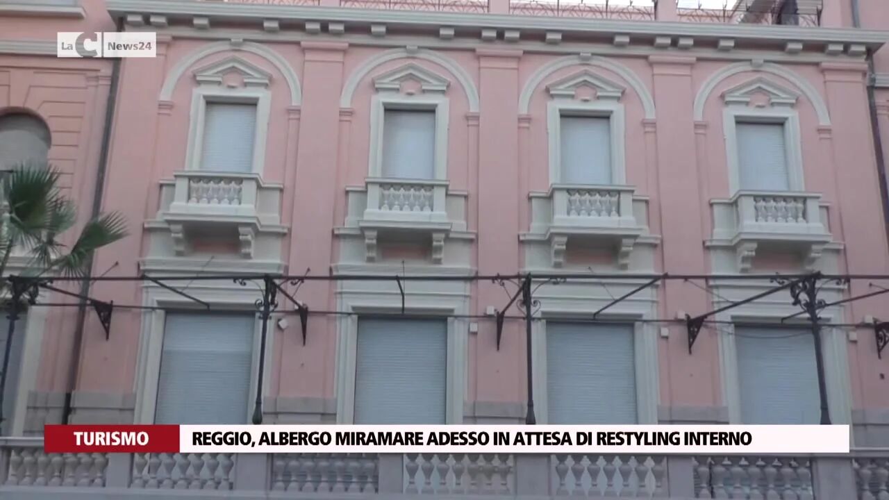 Reggio, albergo Miramare adesso in attesa di restyling interno