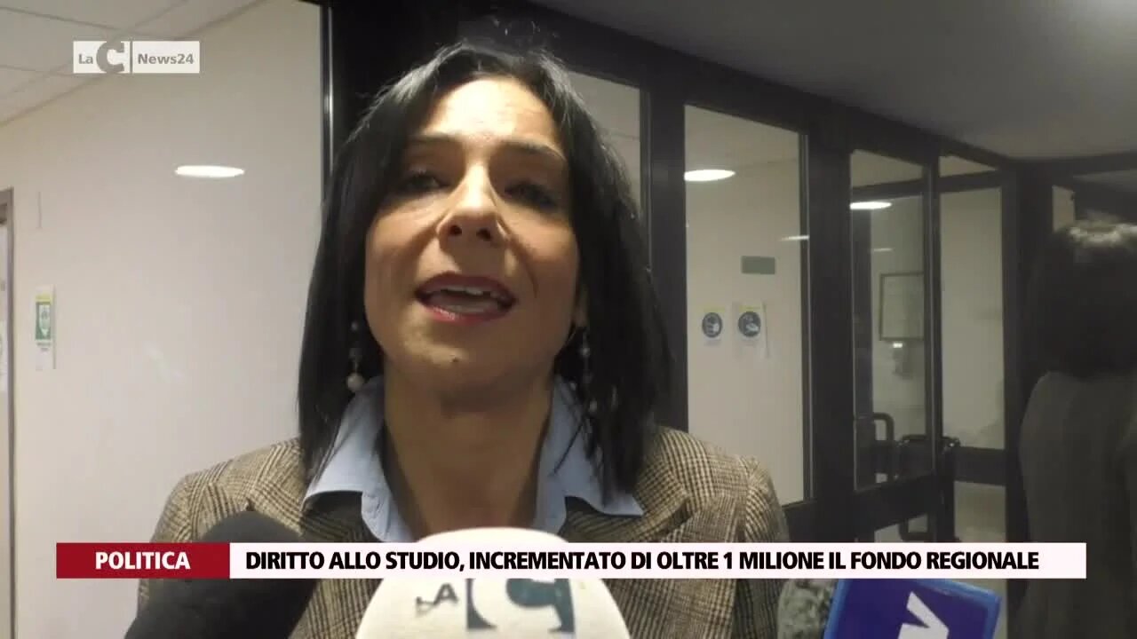 Diritto allo studio, incrementato di oltre 1 milione il fondo regionale