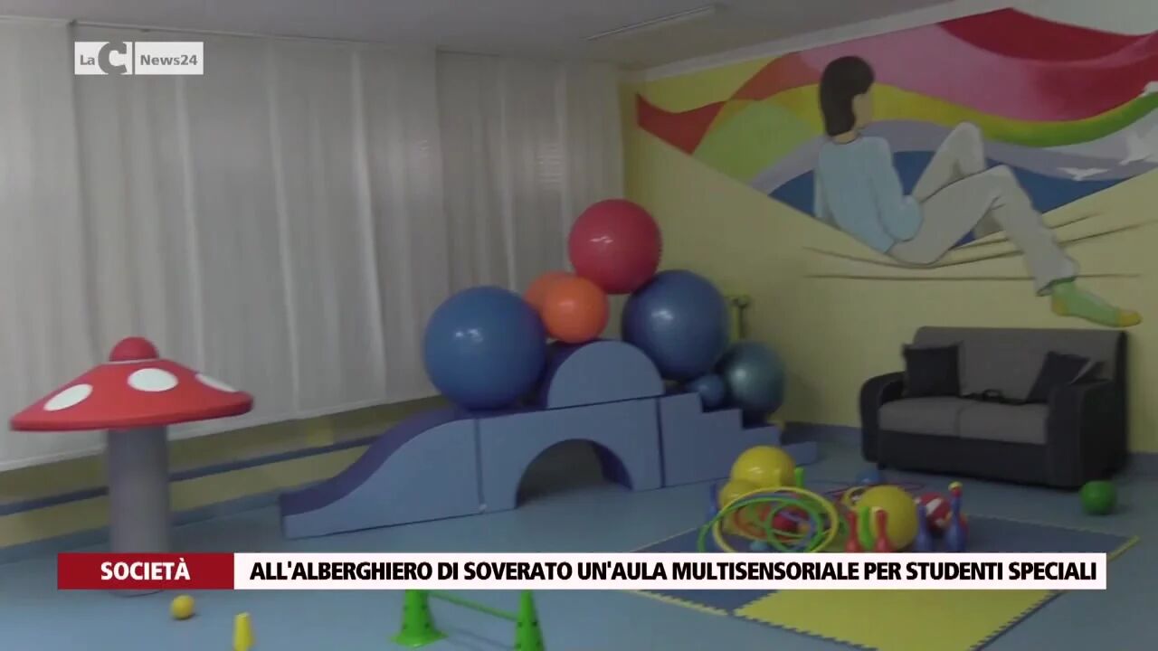 All'alberghiero di Soverato un'aula multisensoriale per studenti speciali