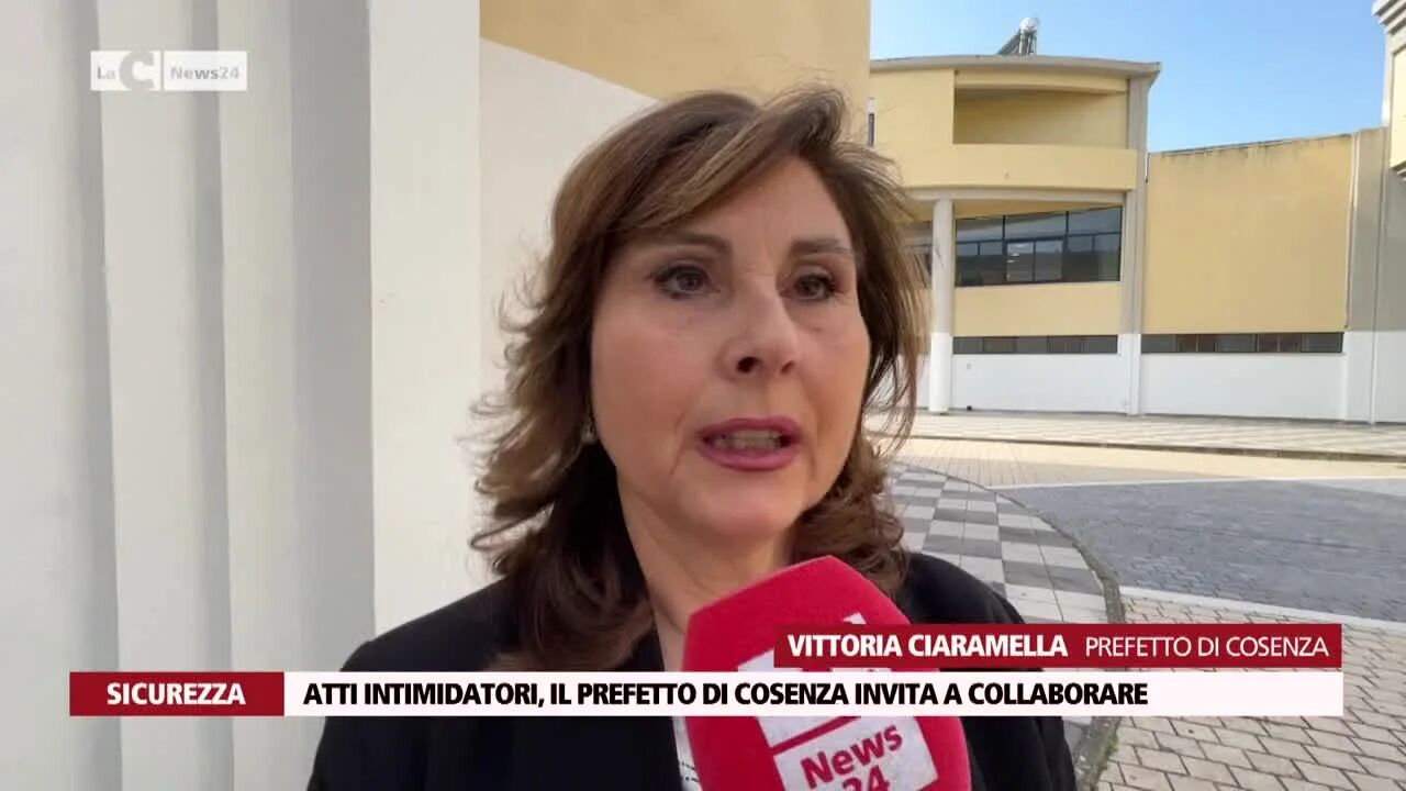 Atti intimidatori, il prefetto di Cosenza invita a collaborare