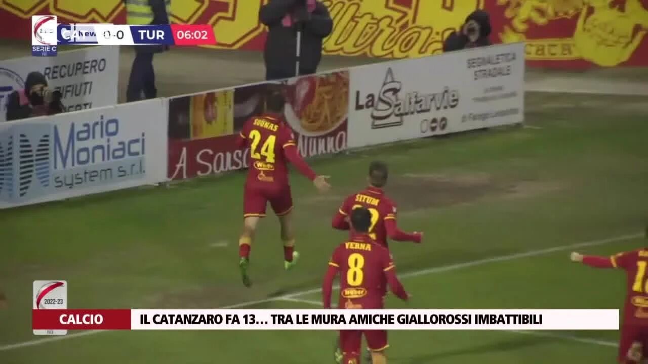 Il Catanzaro fa 13… tra le mura amiche giallorossi imbattibili