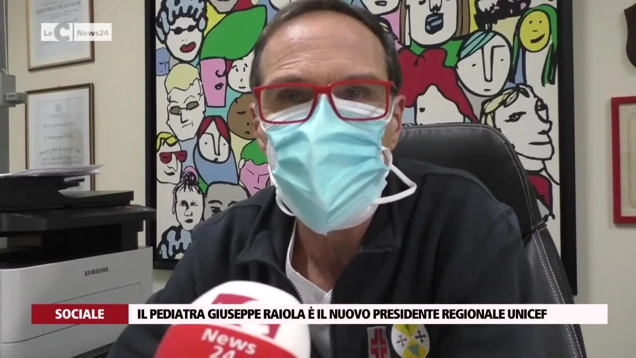 Il pediatra Giuseppe Raiola è il nuovo presidente regionale Unicef