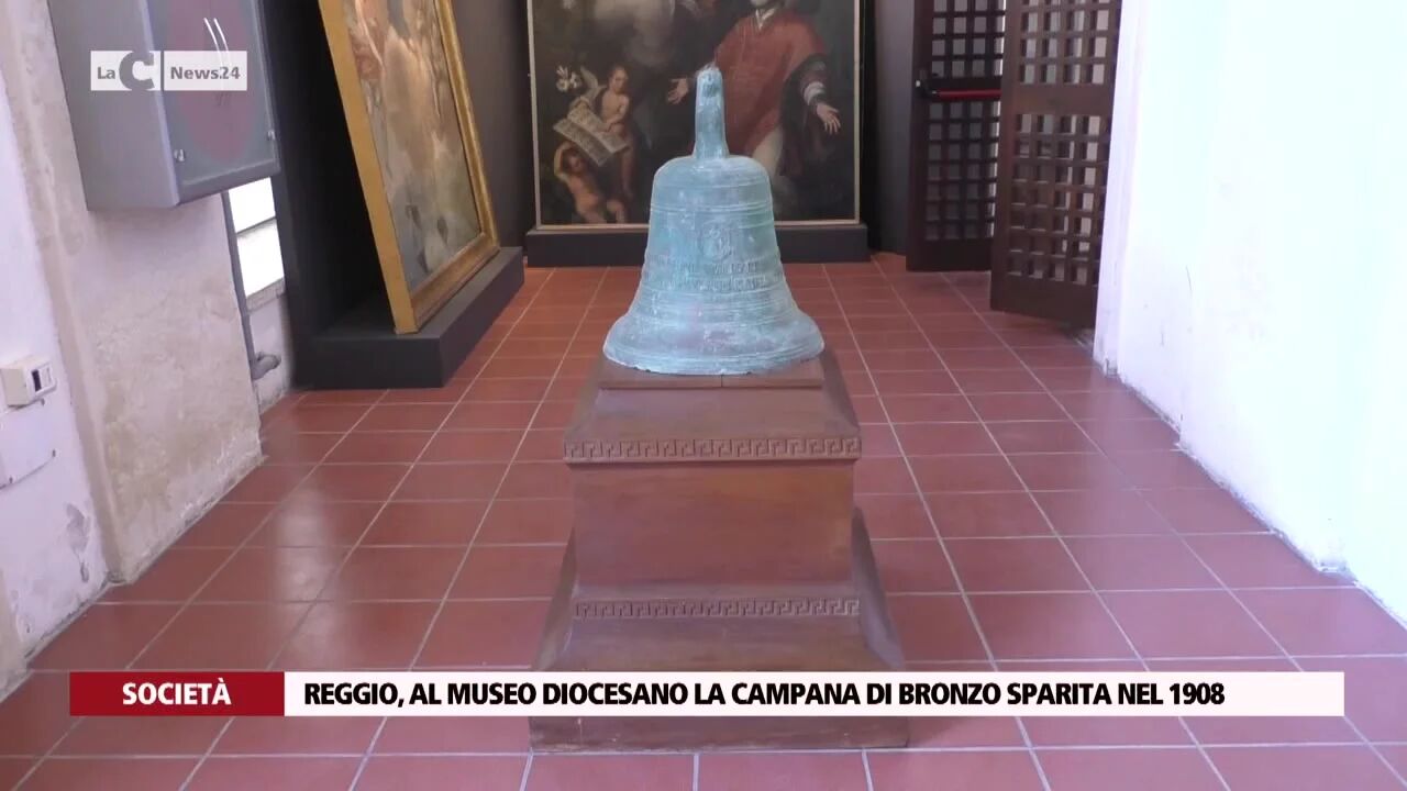 Reggio, al museo diocesano la campana di bronzo sparita nel 1908