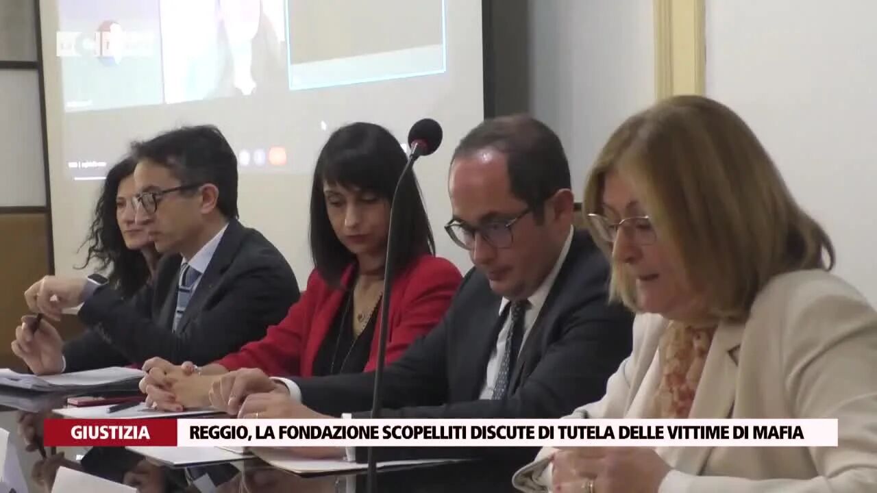 Reggio, la fondazione Scopelliti discute di tutela delle vittime di mafia