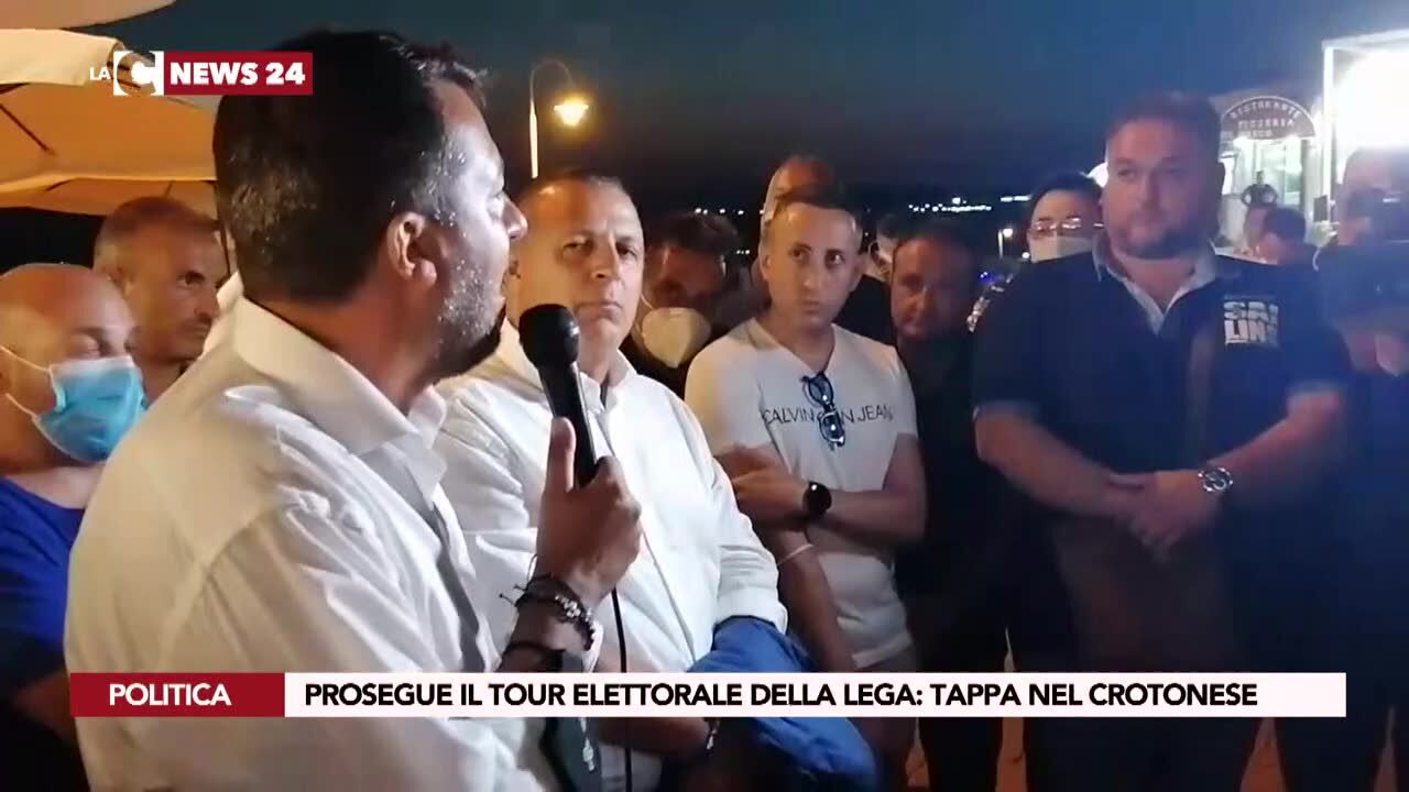 Prosegue il tour elettorale della Lega: tappa nel crotonese