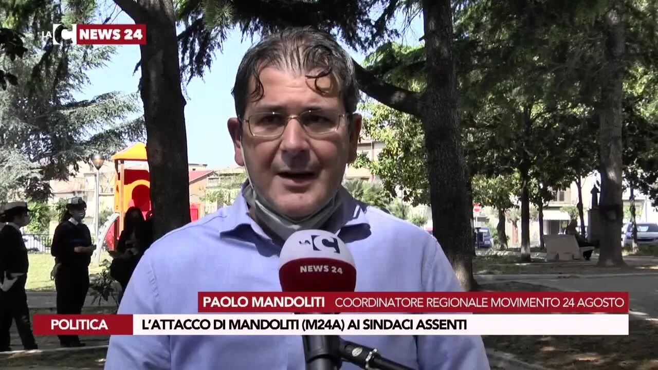 L’attacco di Mandoliti (M24A) ai sindaci assenti