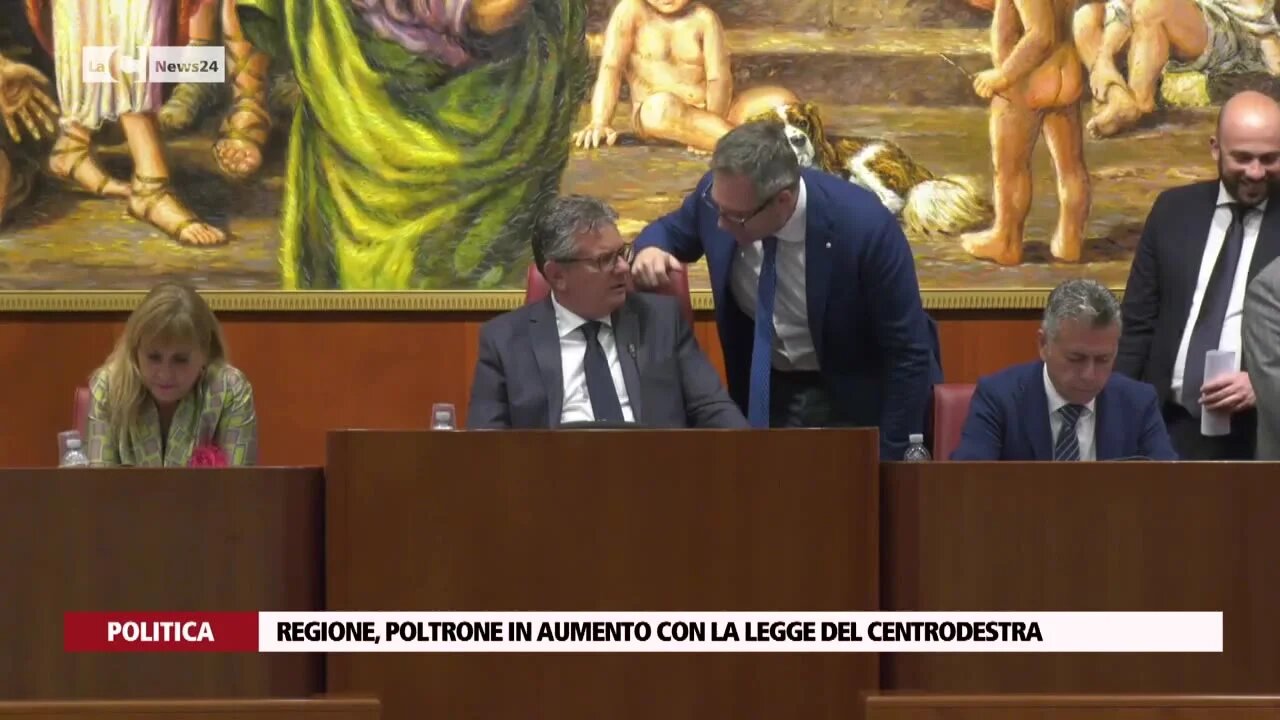 Regione, poltrone in aumento con la legge del centrodestra