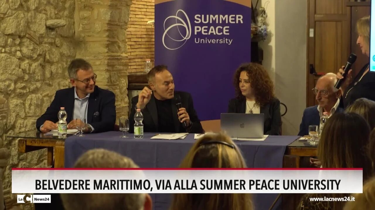 Belvedere Marittimo via alla Summer Peace University