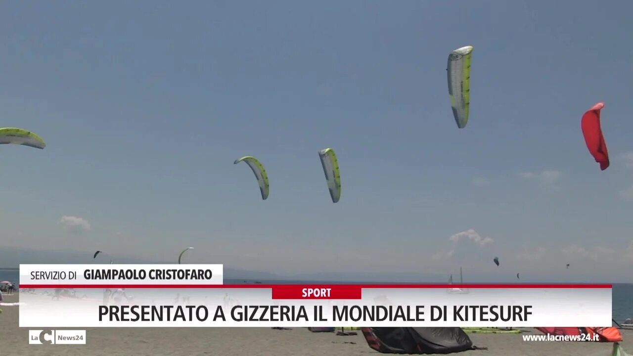 Presentato a Gizzeria il mondiale di Kitesurf