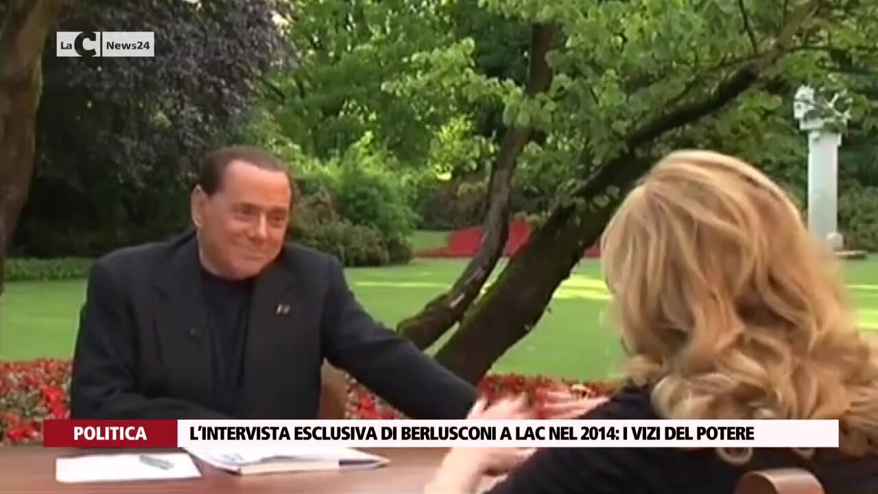 L’intervista esclusiva di Berlusconi a LaC nel 2014: i vizi del potere