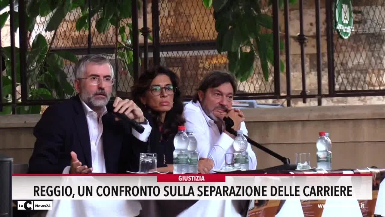 Reggio, un confronto sulla separazione delle carriere