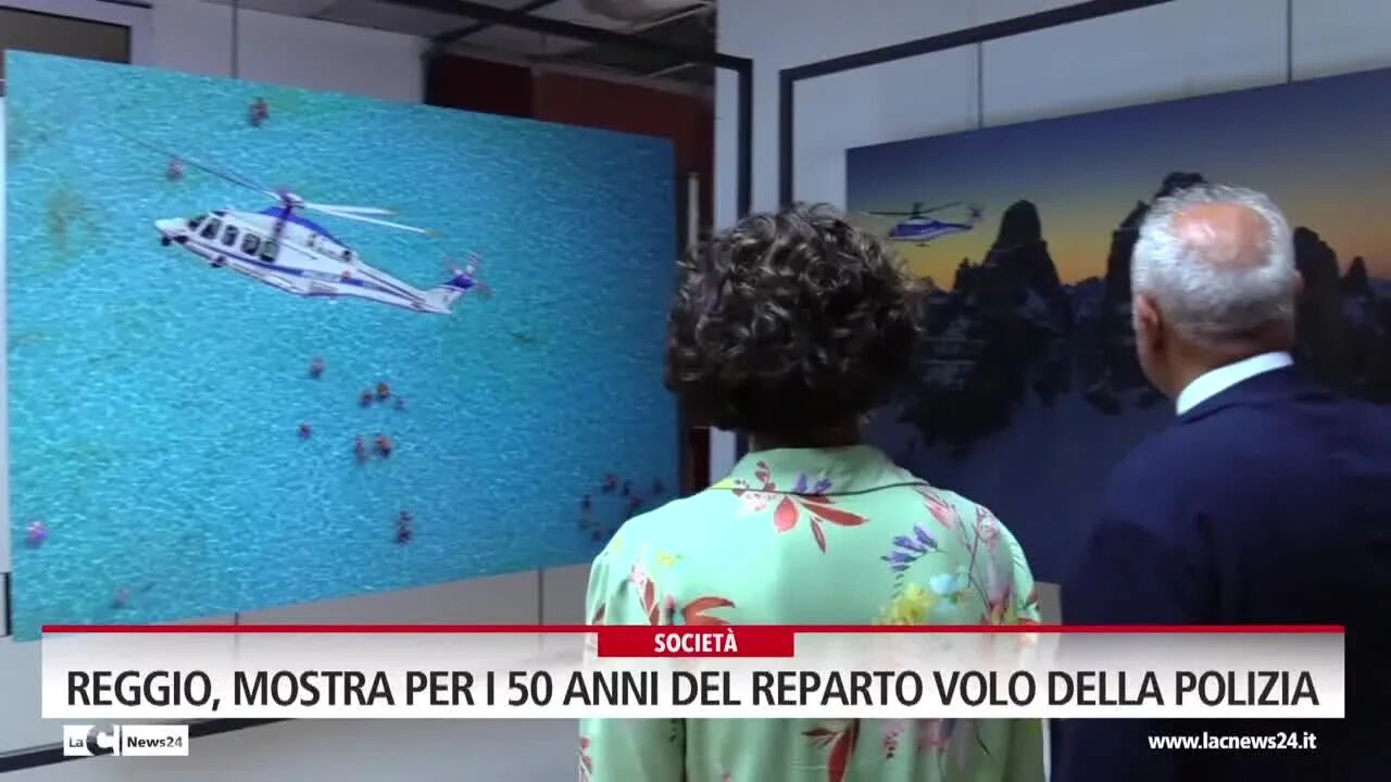 Reggio, mostra per i 50 anni del reparto volo della polizia