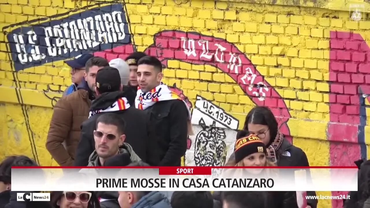 Prime mosse in casa Catanzaro