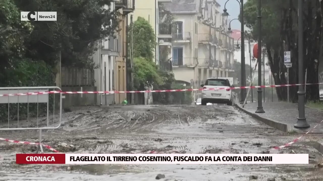 Flagellato il tirreno cosentino, Fuscaldo fa la conta dei danni