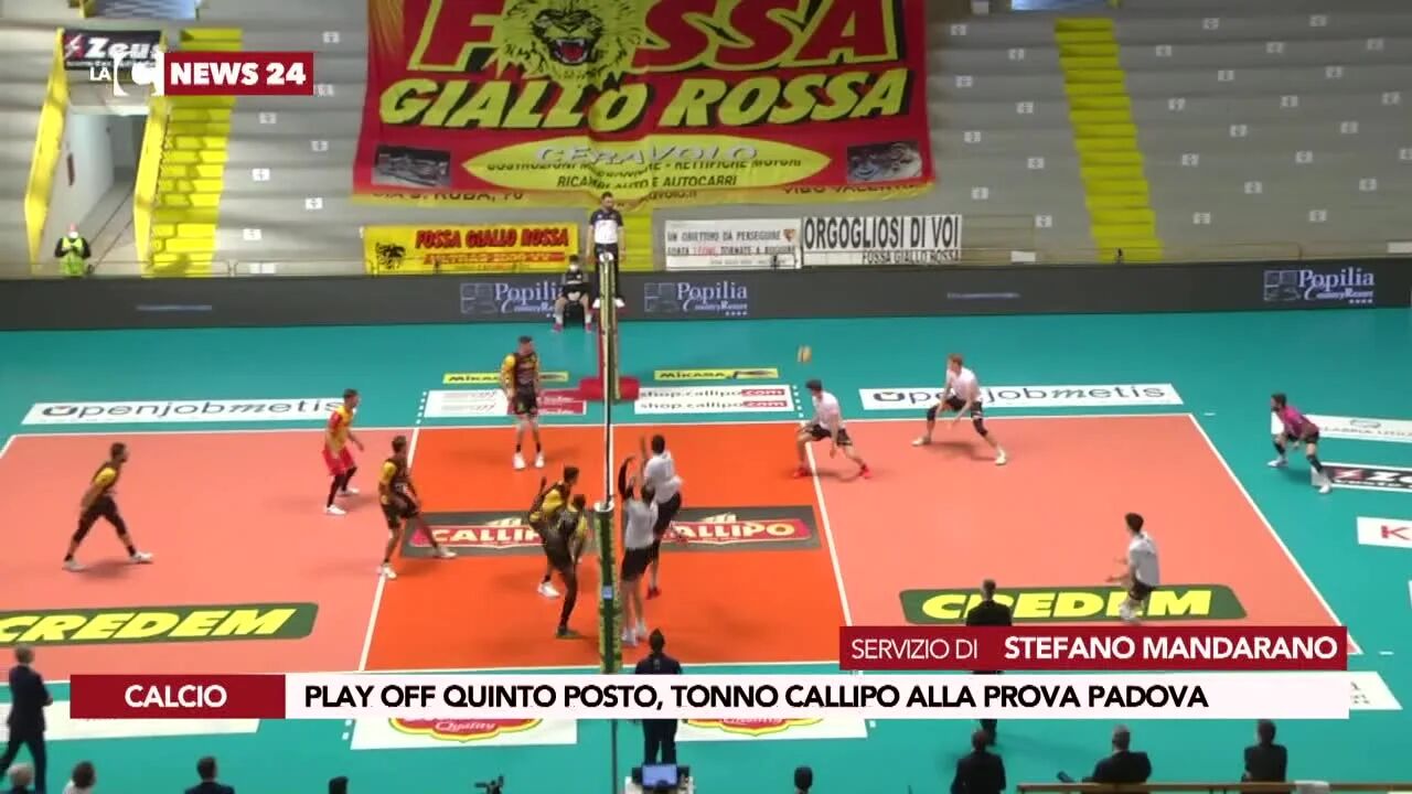 Play off quinto posto,Tonno Callipo alla prova Padova