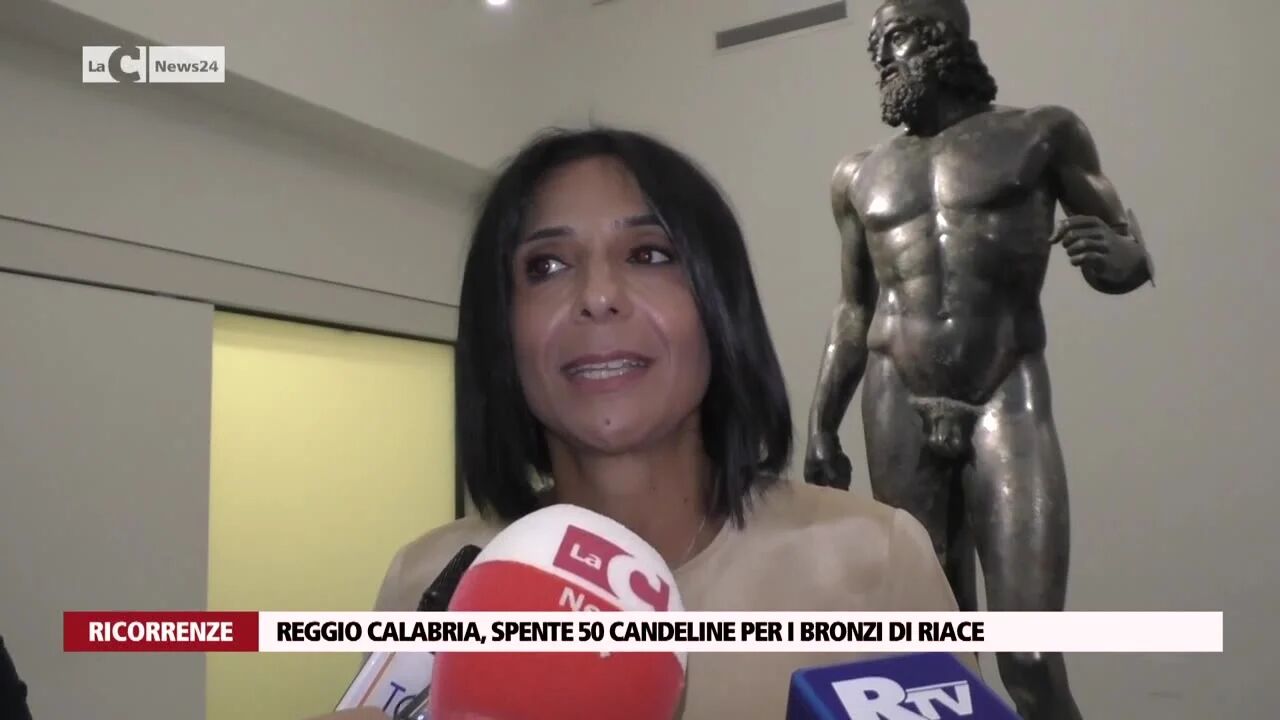 Reggio Calabria, spente 50 candeline per i Bronzi di Riace