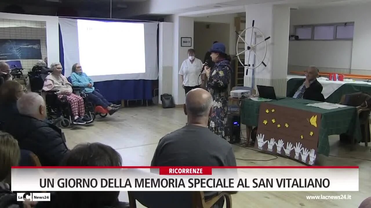 Un Giorno della Memoria speciale al centro clinico San Vitaliano