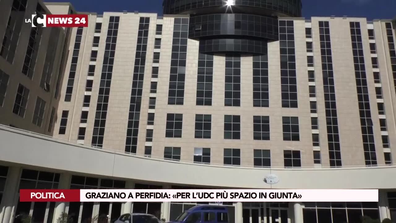 Graziano a Perfidia: «Per l’Udc più spazio in giunta»