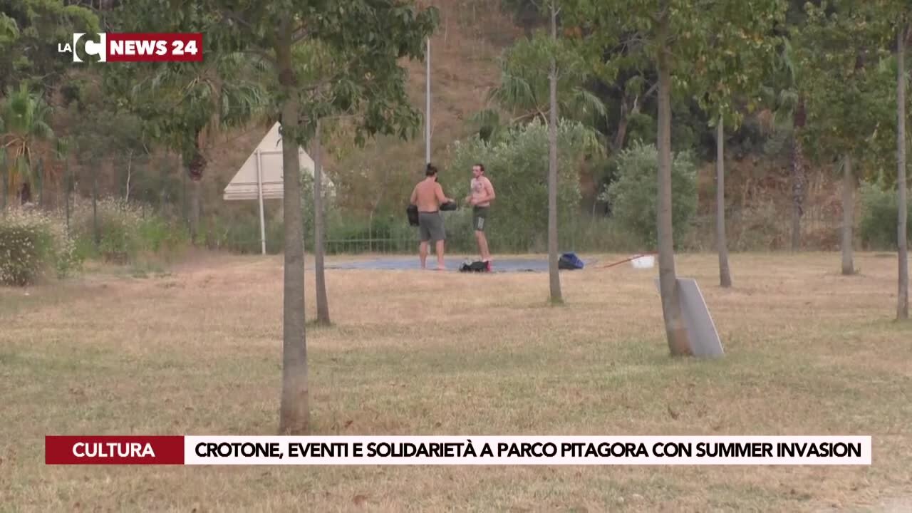 Crotone, eventi e solidarietà a Parco Pitagora con Summer Invasion