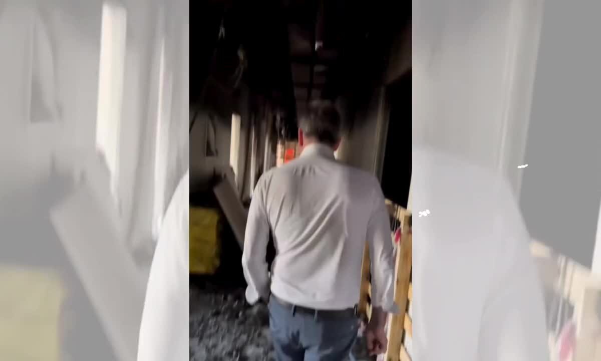 Incendi nel cantiere dell'ospedale della Sibaritide, Occhiuto: «I lavori riprenderanno subito» | VIDEO