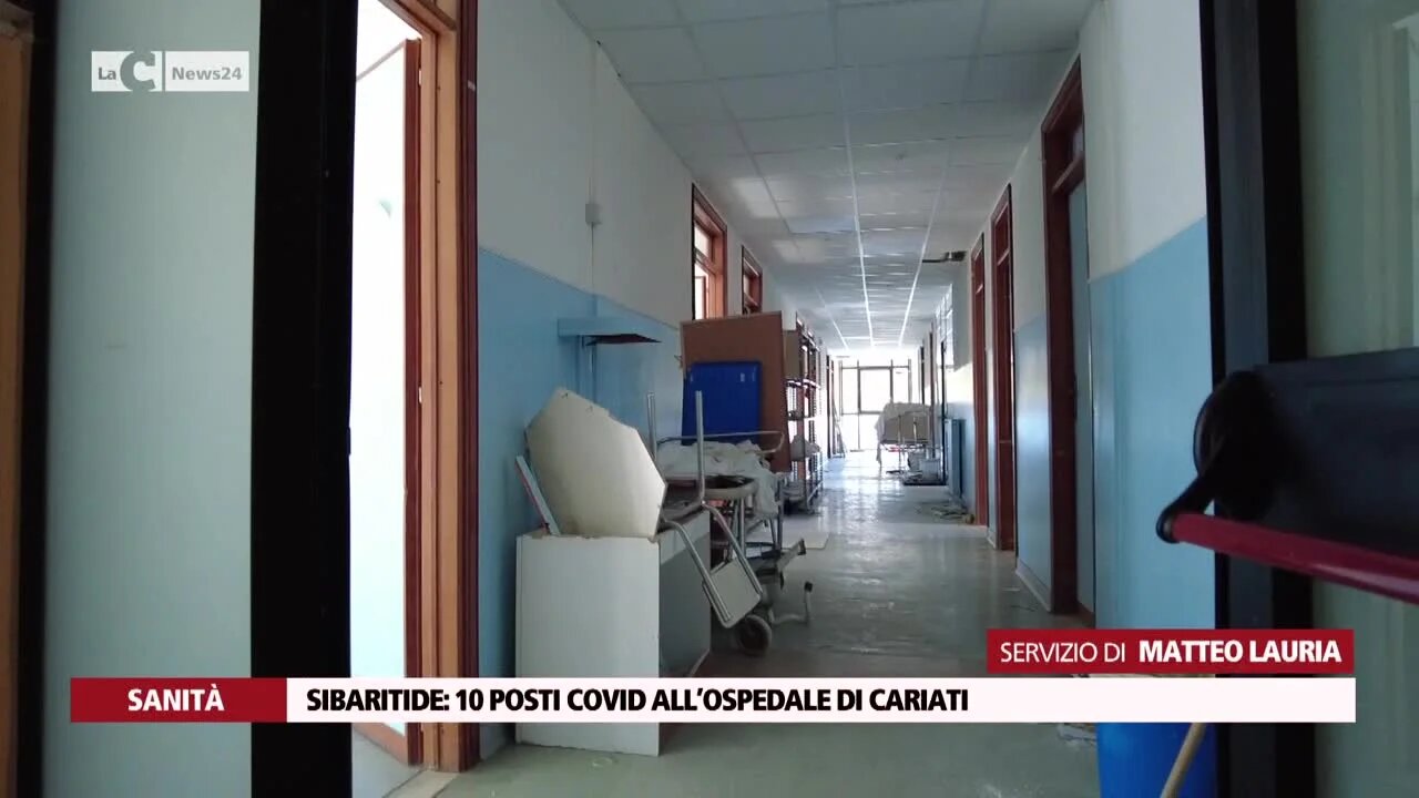 Sibaritide: 10 posti covid all’ospedale di Cariati