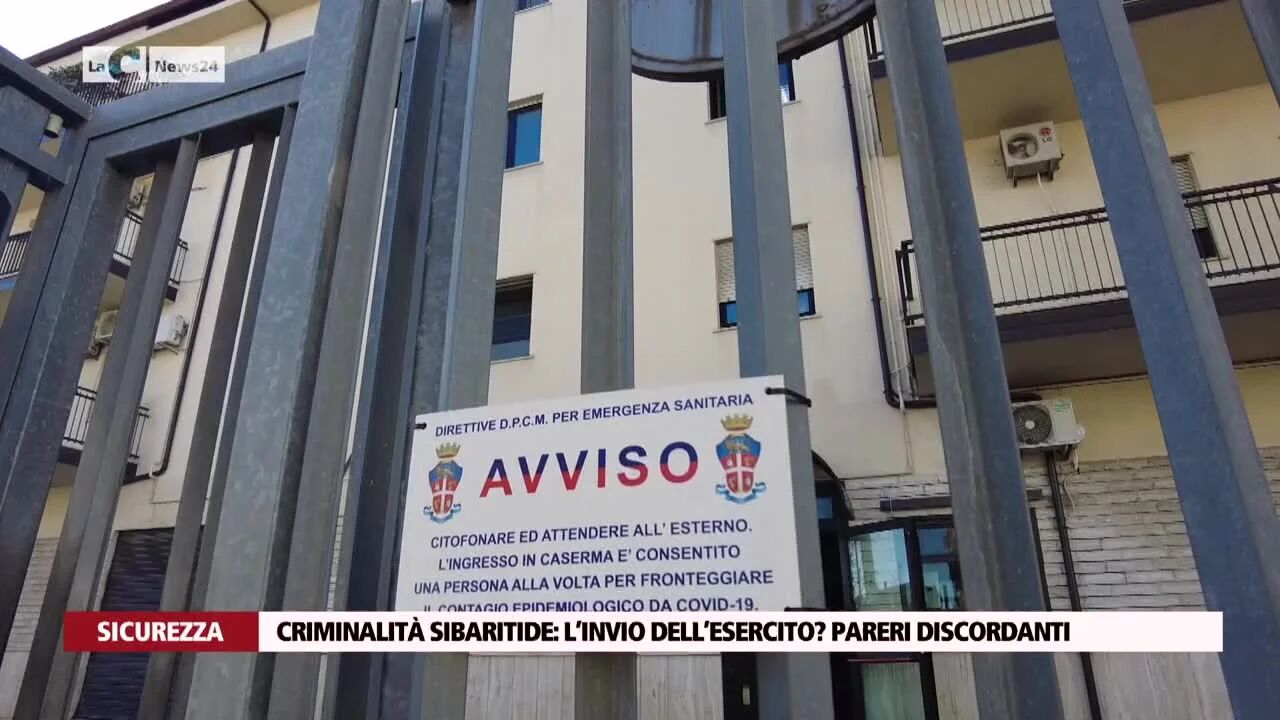 Criminalità sibaritide: l’invio dell’esercito? Pareri discordanti