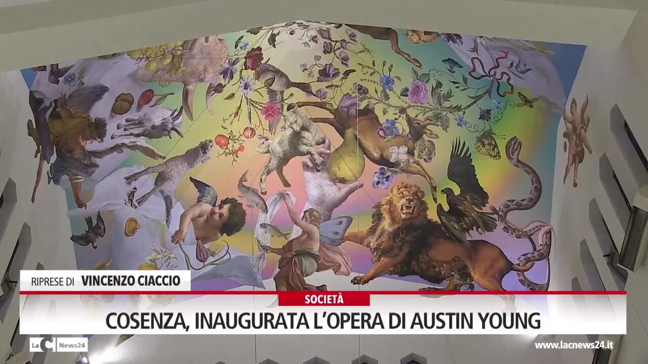 Cosenza, inaugurata l’opera di Austin Young