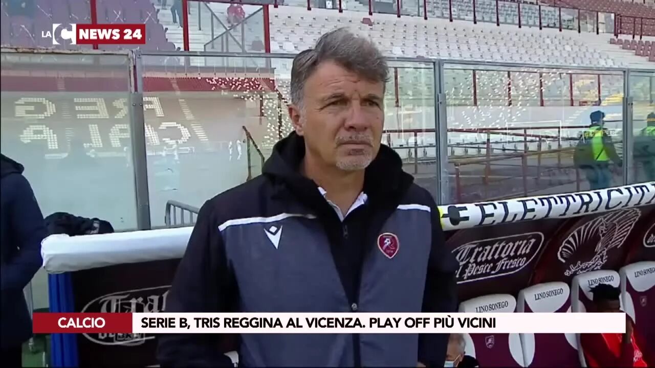 Serie B, tris Reggina al Vicenza. Play off più vicini
