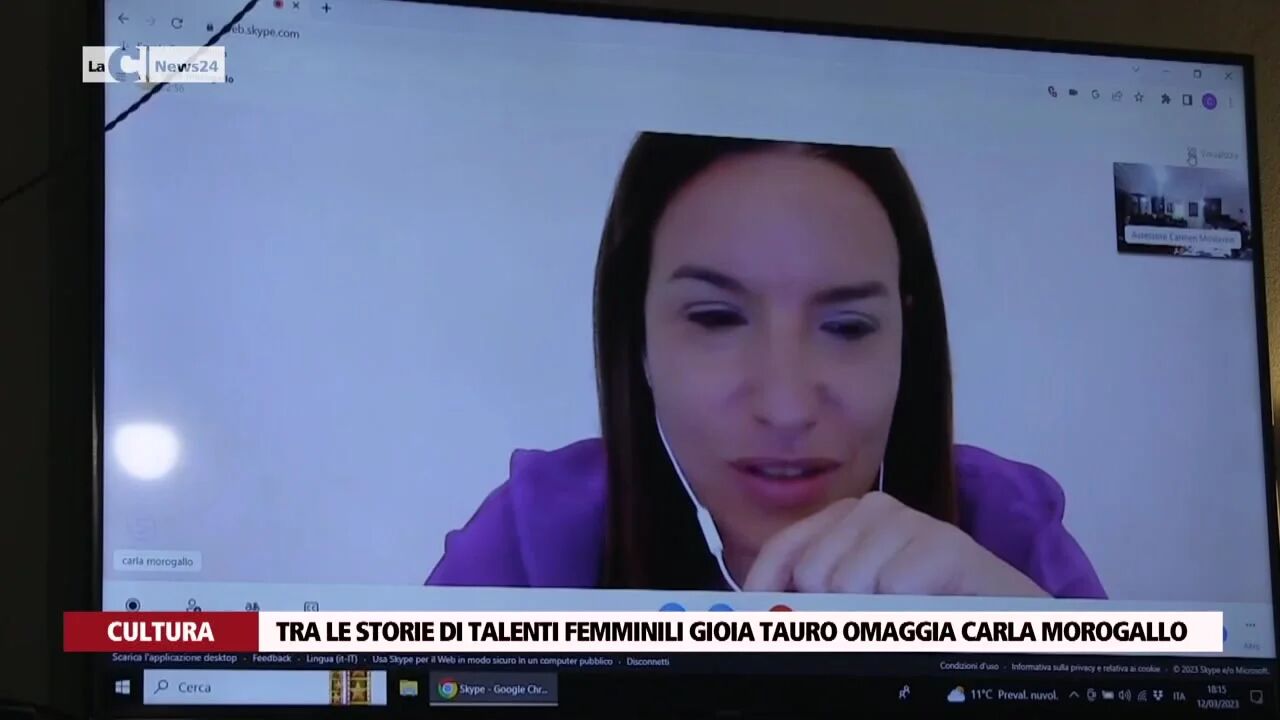 Tra le storie di talenti femminili Gioia Tauro omaggia Carla Morogallo