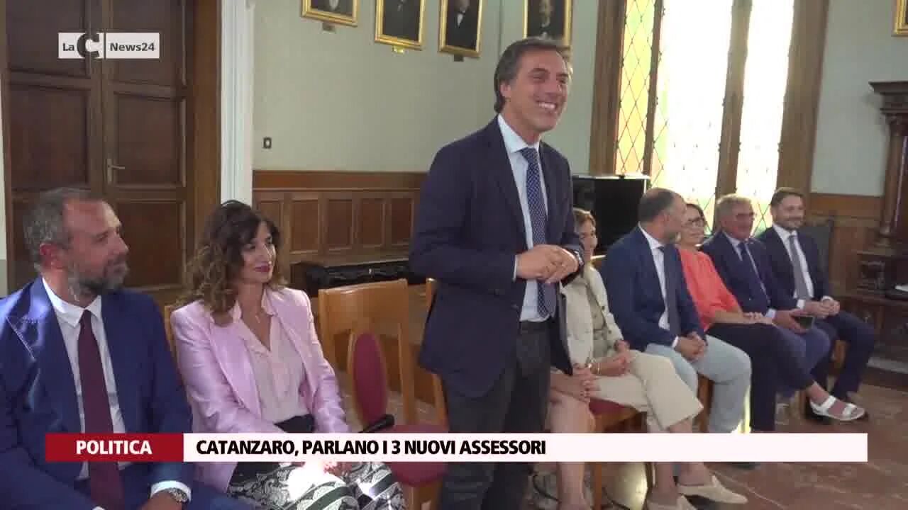 Catanzaro, parlano i 3 nuovi assessori