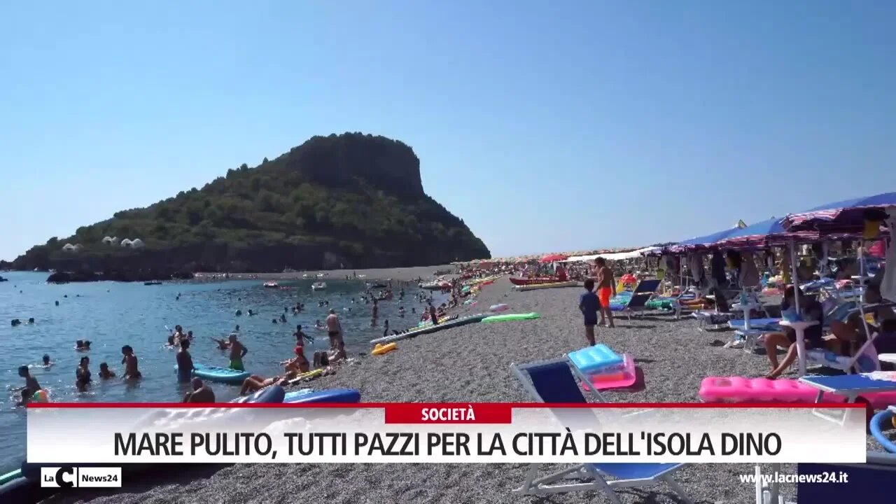 Mare pulito, tutti pazzi per la città dell'Isola Dino