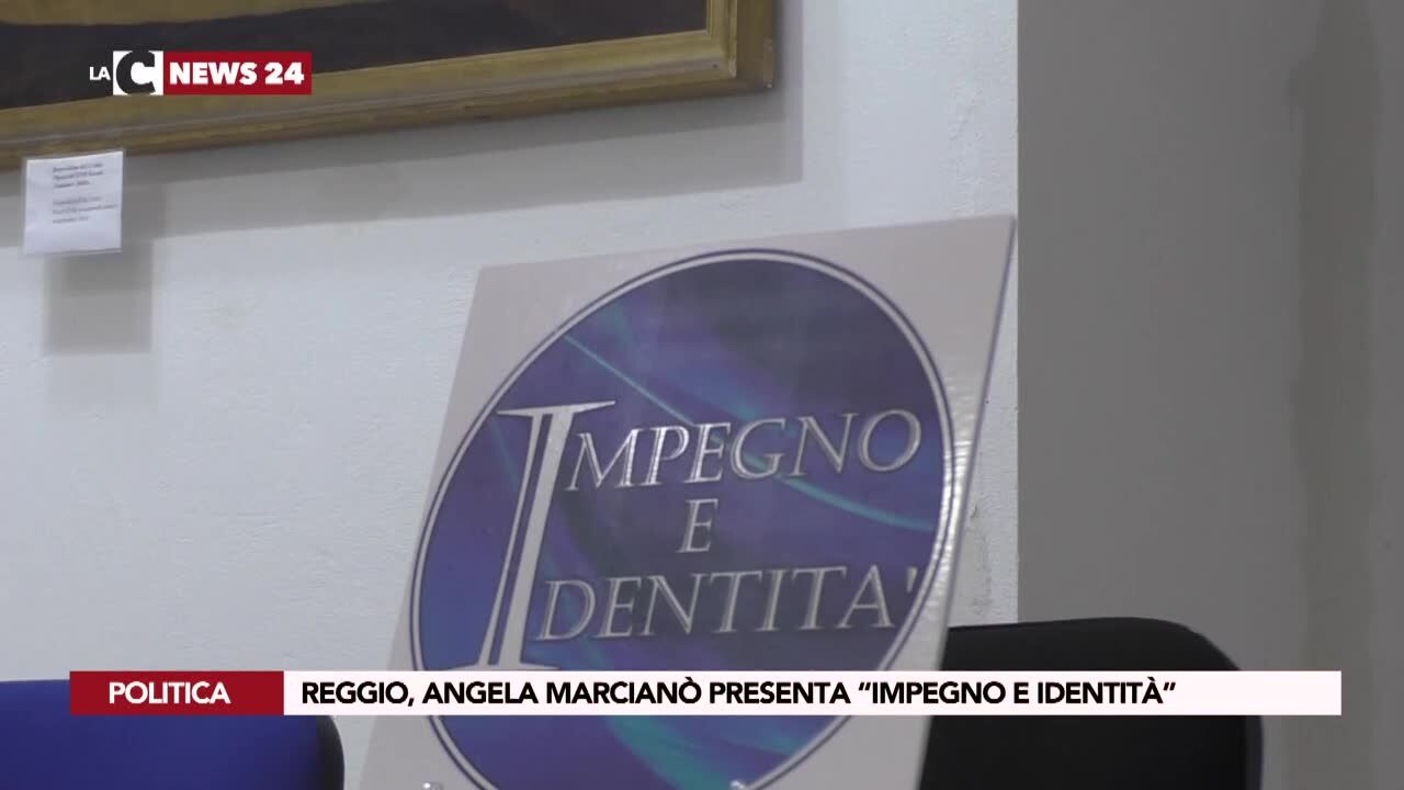 Reggio, Angela Marcianò presenta “Impegno e identità”