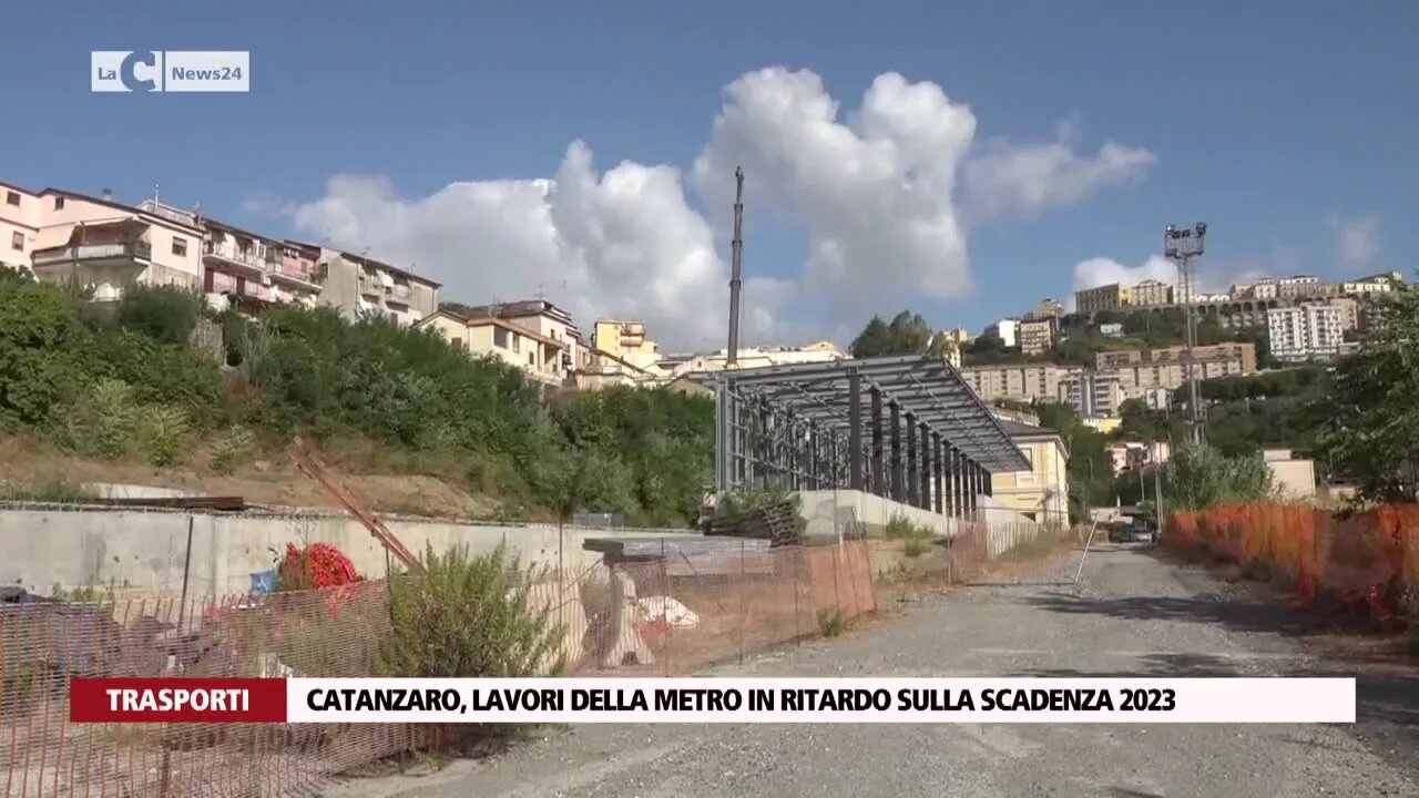 Catanzaro, lavori della metro in ritardo sulla scadenza 2023