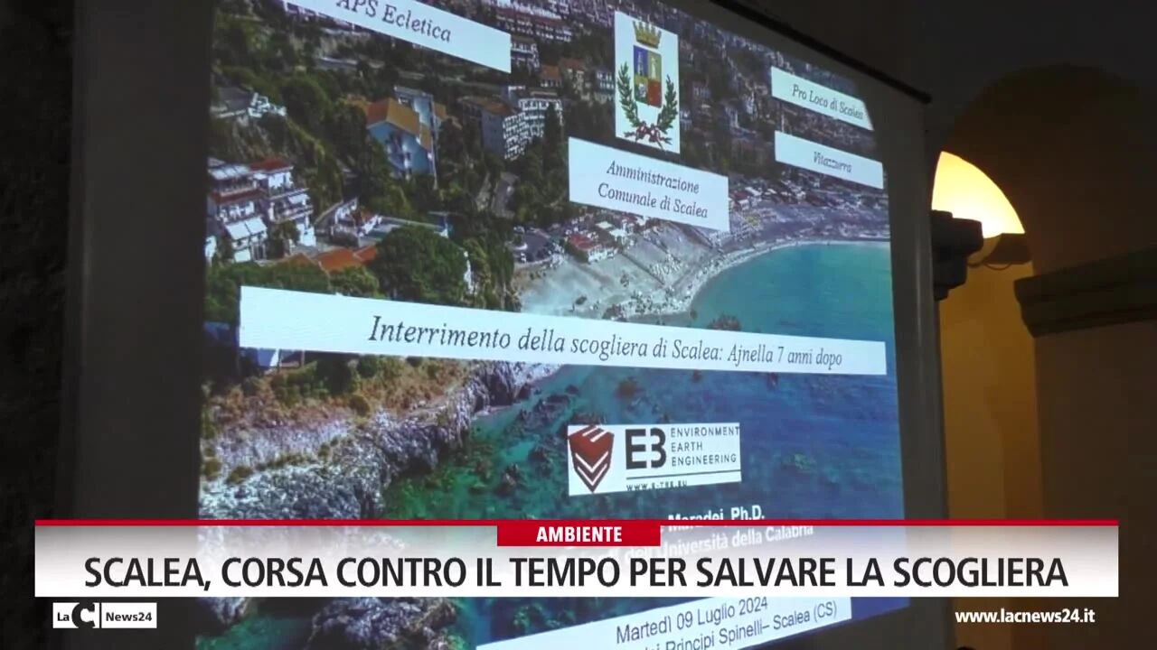 Scalea, corsa contro il tempo per salvare la scogliera