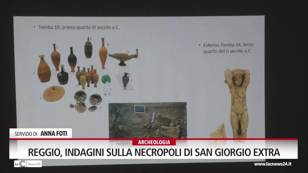 Reggio, indagini sulla necropoli di San Giorgio extra