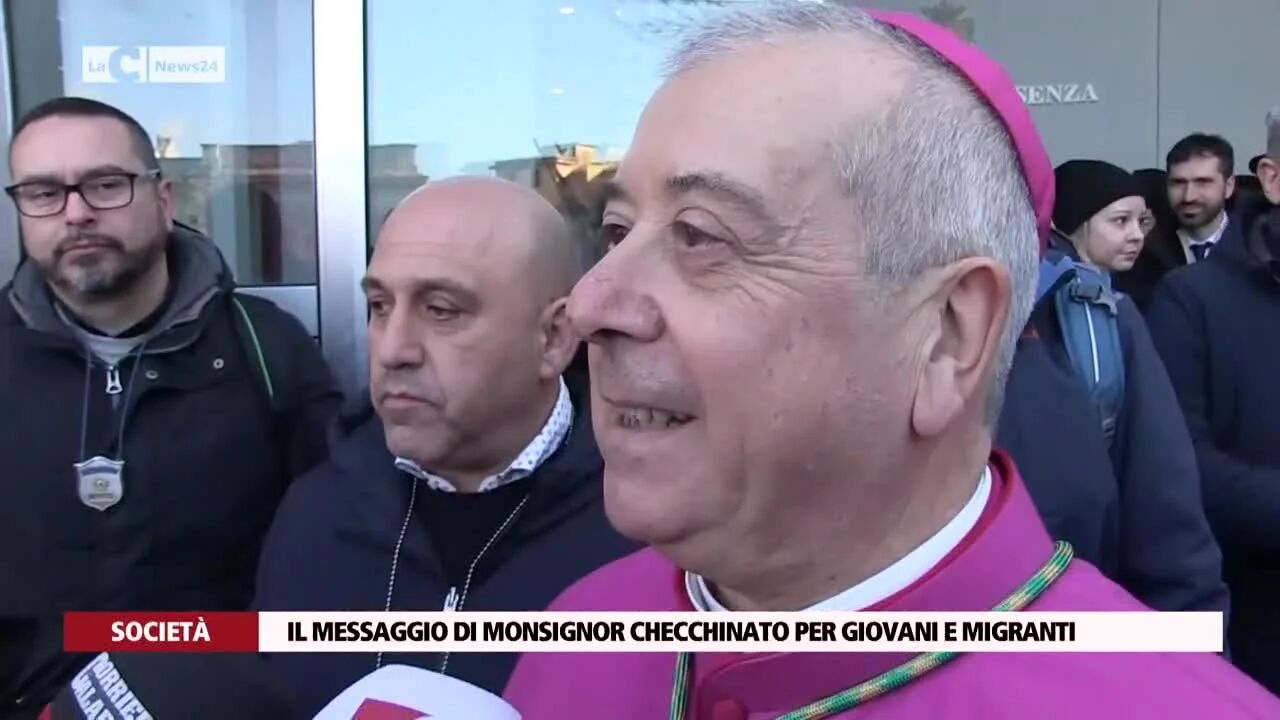 Il messaggio di Monsignor Checchinato per giovani e migranti
