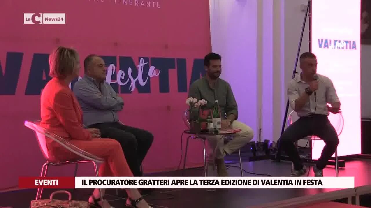 Il procuratore Gratteri apre la terza edizione di Valentia in Festa