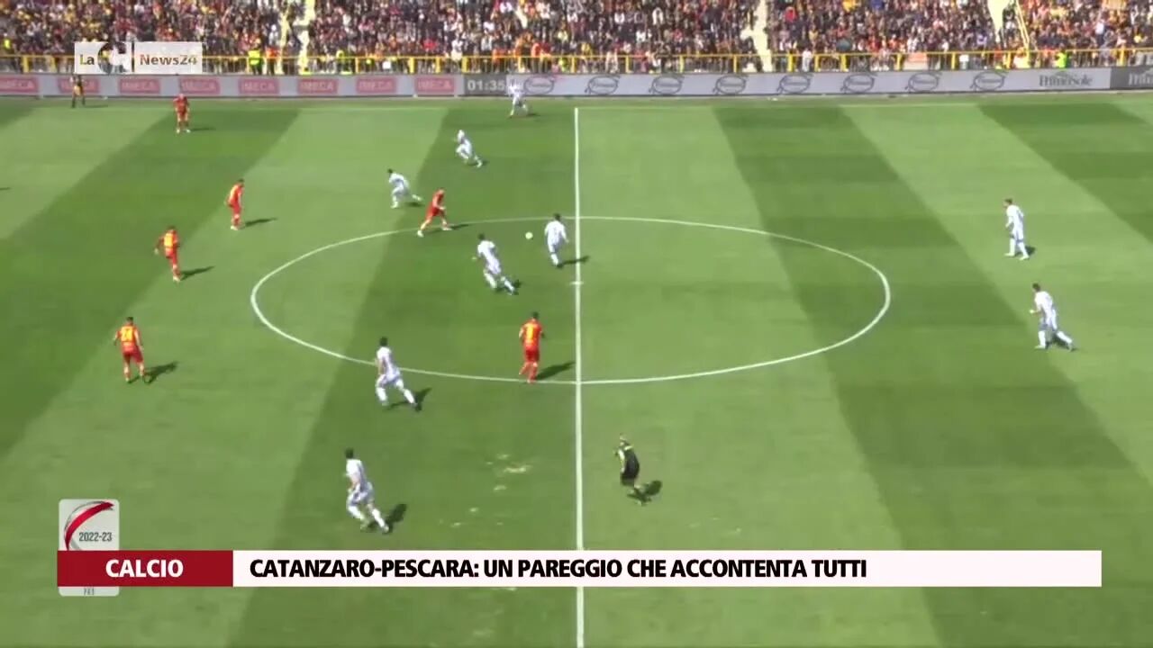 Catanzaro-Pescara: un pareggio che accontenta tutti