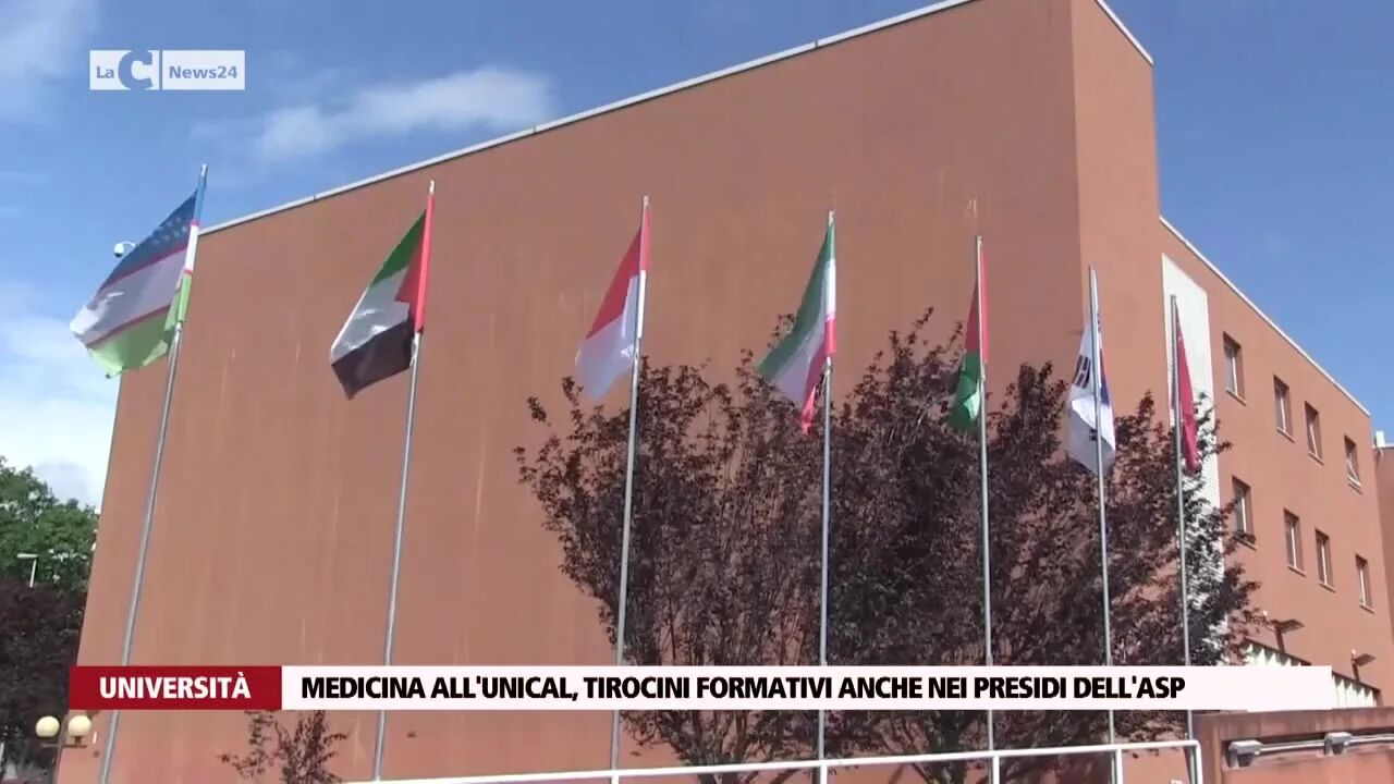 Medicina all'Unical, tirocini formativi anche nei presidi dell'Asp