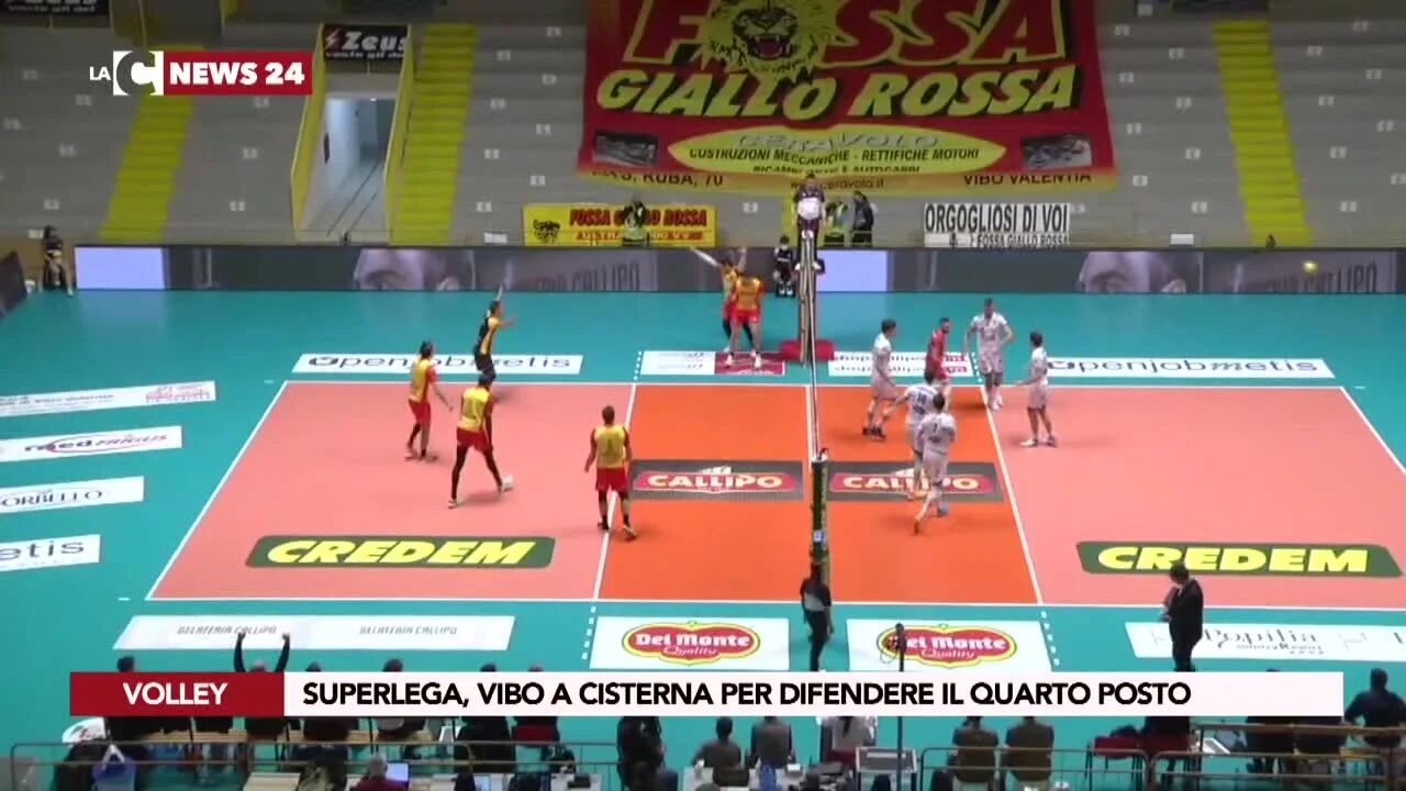 Superlega, Vibo a Cisterna per difendere il quarto posto