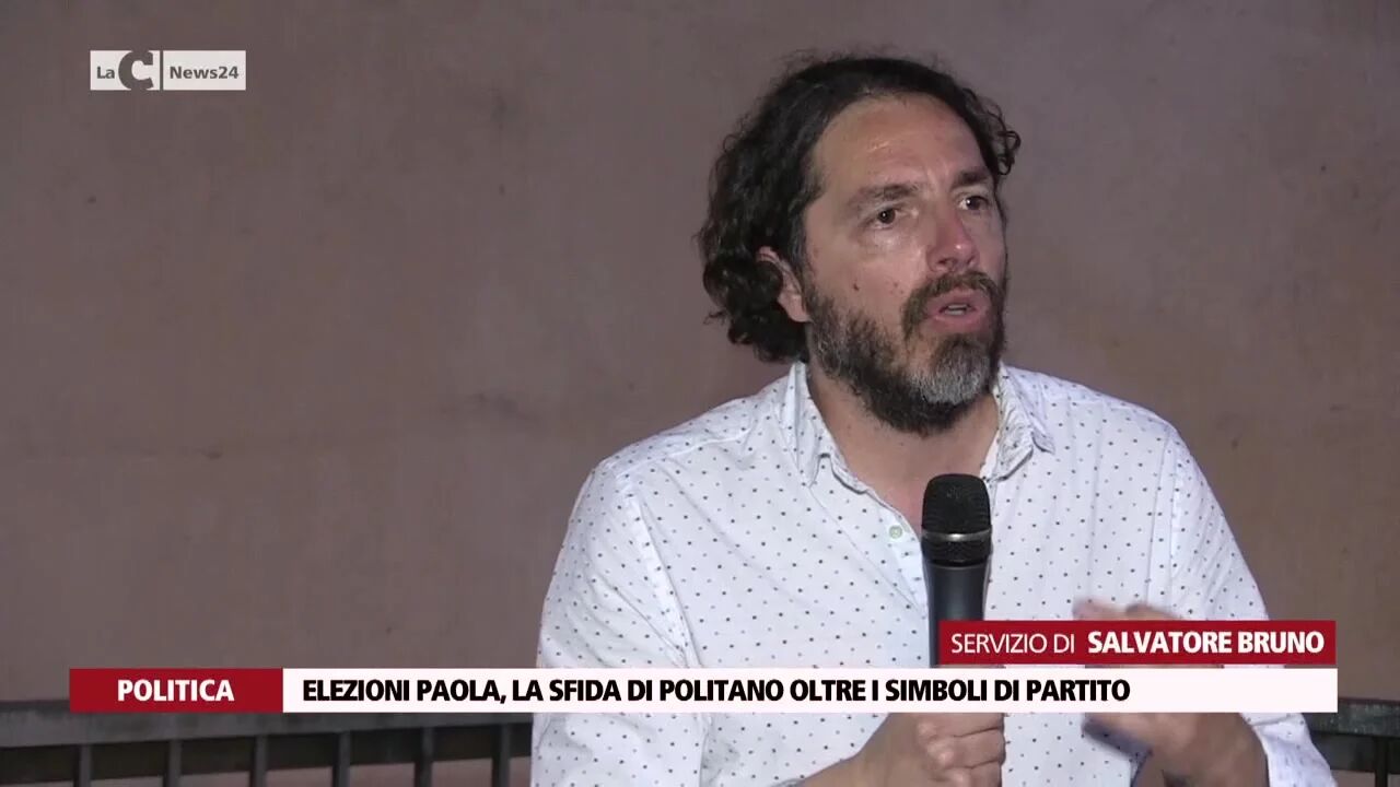 Elezioni Paola, la sfida di Politano oltre i simboli di partito