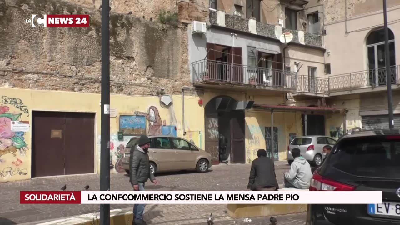 La Confcommercio sostiene la mensa Padre Pio