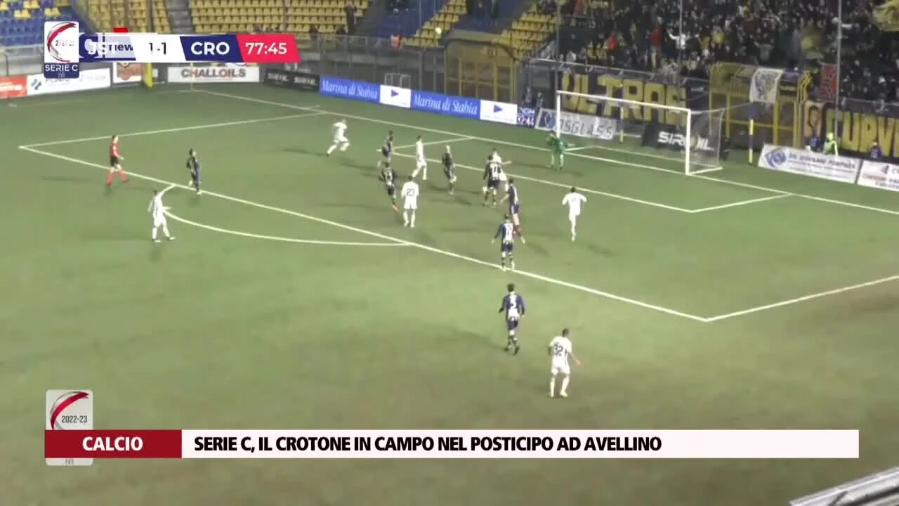 Serie C, il Crotone in campo nel posticipo ad Avellino