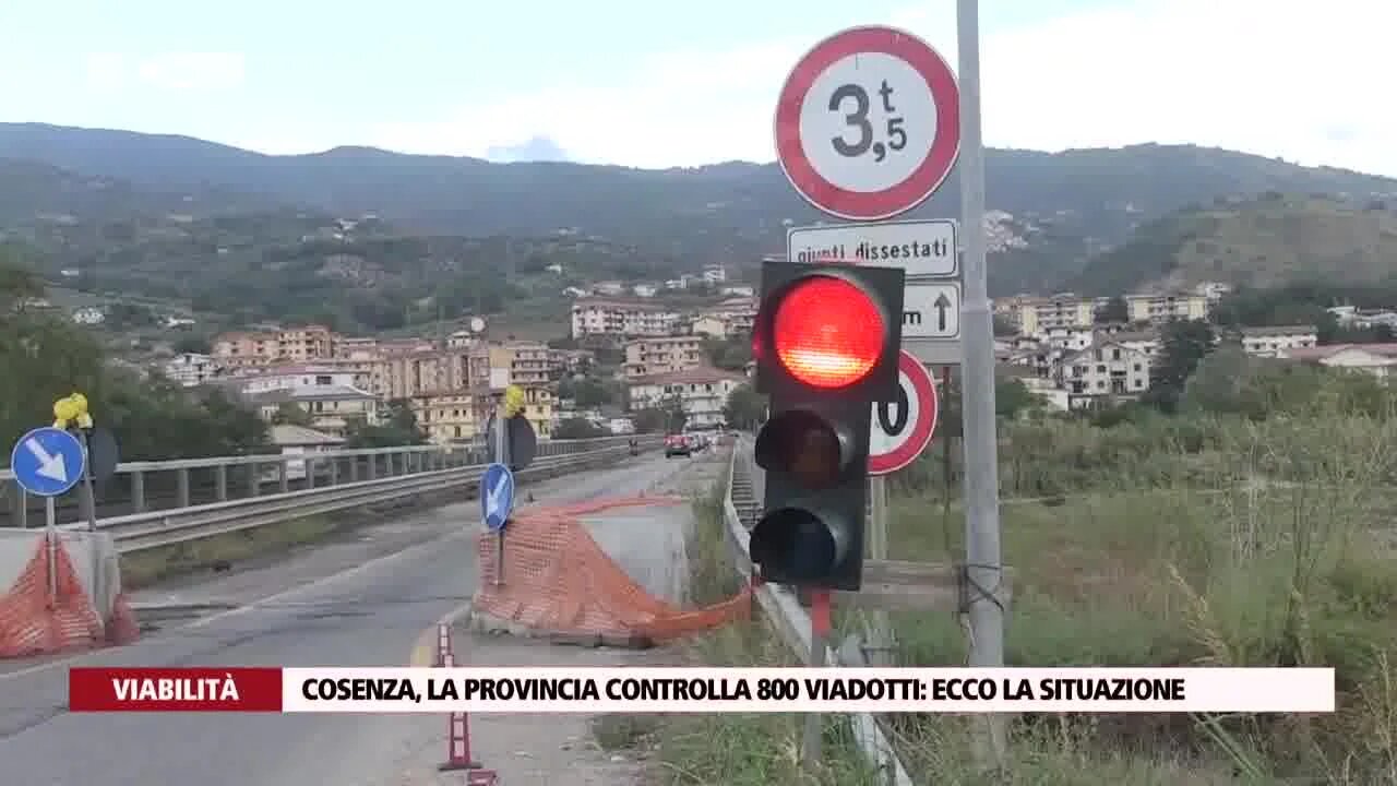 Cosenza, la provincia controlla 800 viadotti: ecco la situazione