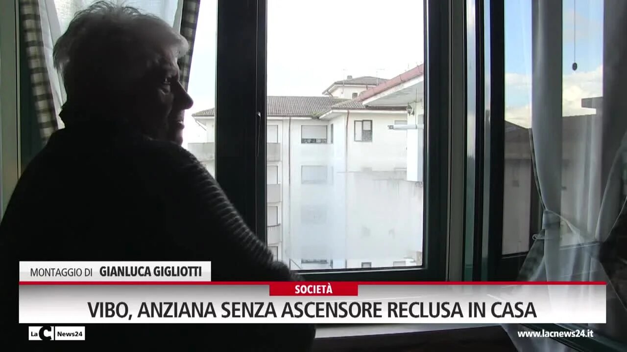 Vibo, anziana senza ascensore reclusa in casa