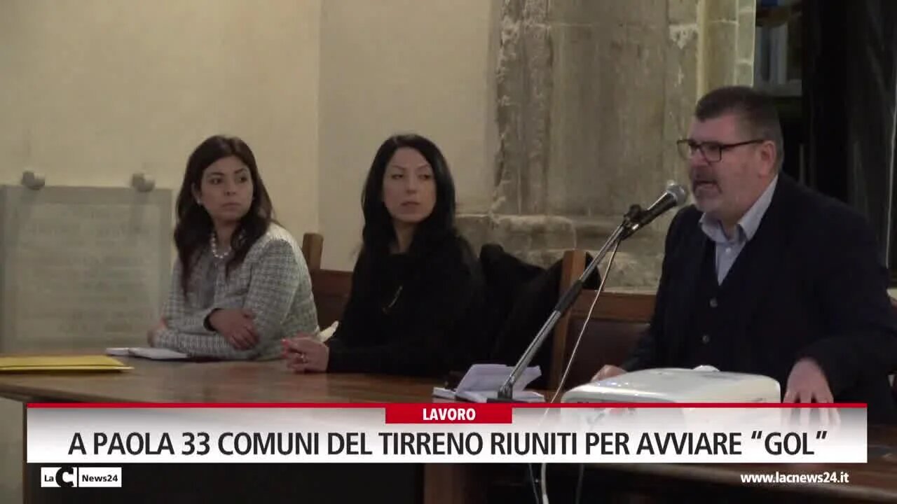 A Paola 33 comuni del tirreno riuniti per avviare “Gol”